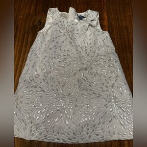 GAP Gray silver accent  Dress